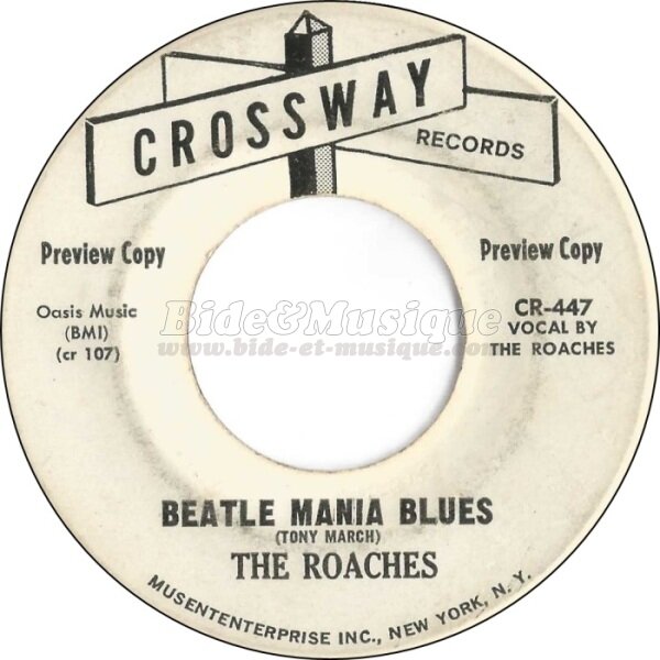 The Roaches - Beatle mania blues