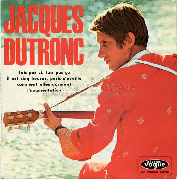 Jacques Dutronc - Il est cinq heures%2C Paris s%27eveille