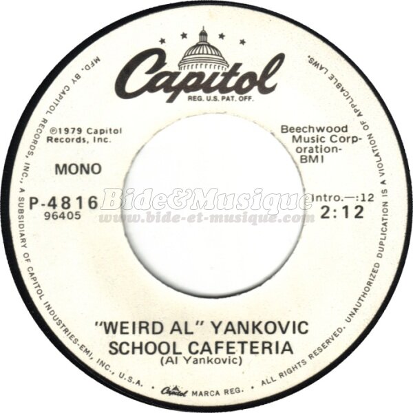 Weird Al Yankovic - Rentre bidesque
