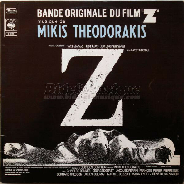 Mikis Theodorakis - Z (O Adonis)