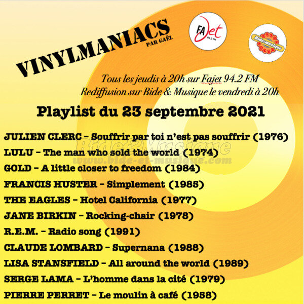 Vinylmaniacs - Emission n181 (23 septembre 2021)