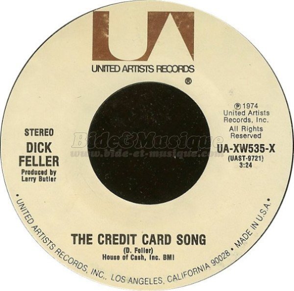 Dick Feller - The Credit Card Song