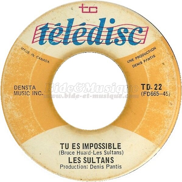 Les Sultans - Tu es impossible