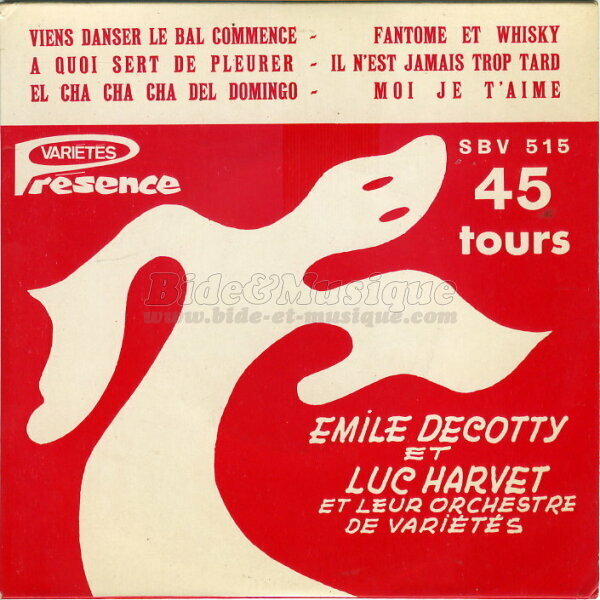 Emile Decotty et Luc Harvet - Hallo'Bide (et chansons pouvantables)