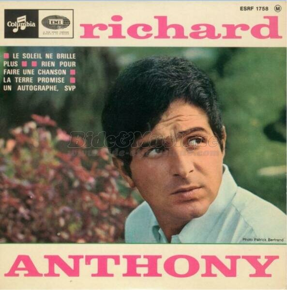 Richard Anthony - Rien pour faire une chanson