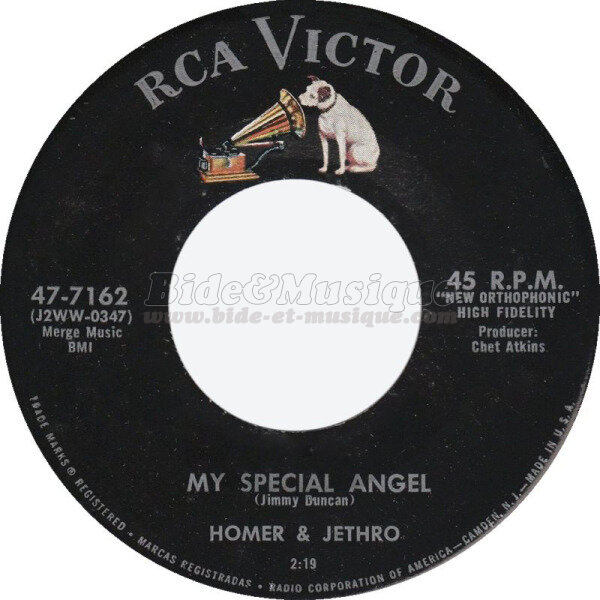 Homer and Jethro - My special angel