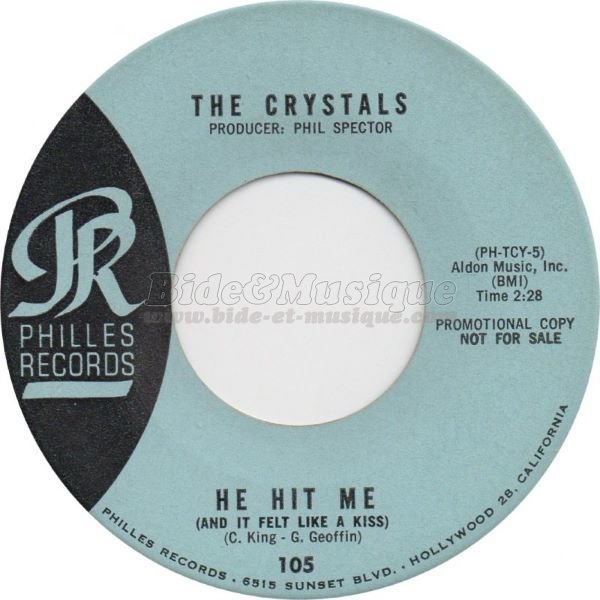 The Crystals - He hit me (It felt like a kiss)