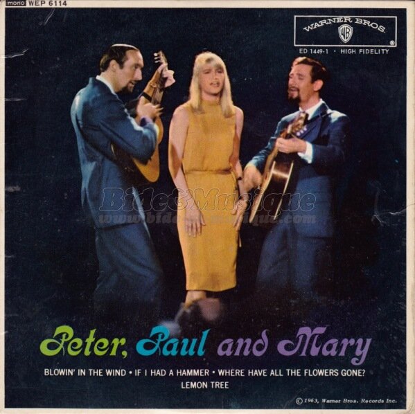 Peter, Paul and Mary - Reprise surprise ! [couple avec l'original]