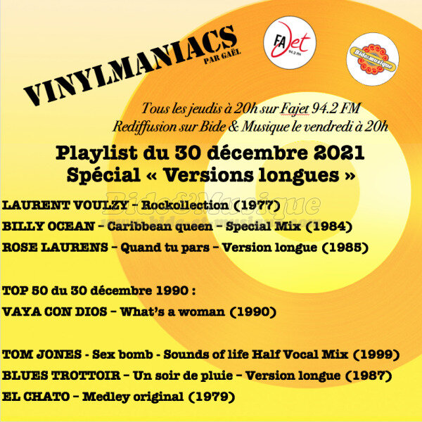 Vinylmaniacs - Emission n195 (30 dcembre 2021)