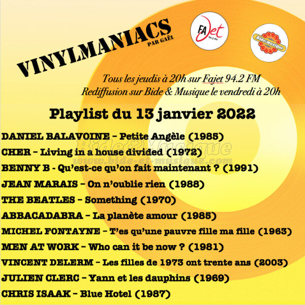 Vinylmaniacs - Emission n197 (13 janvier 2022)