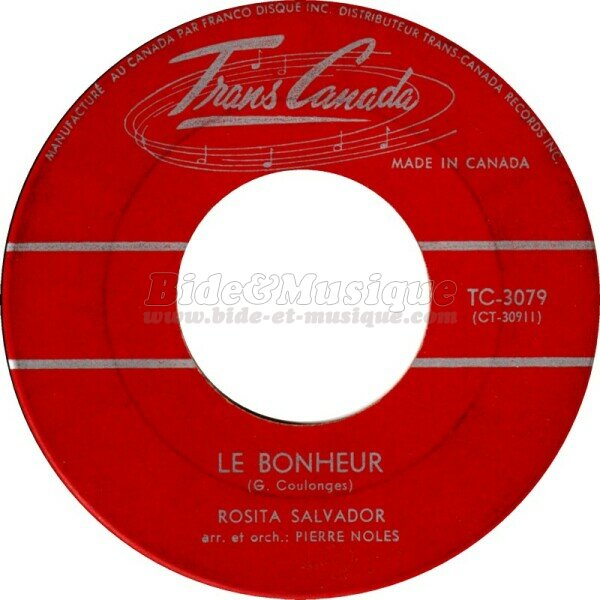 Rosita Salvador - Le bonheur