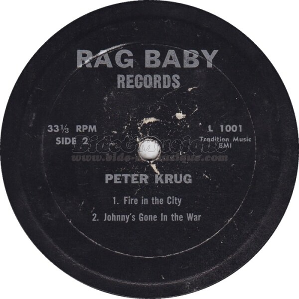Peter Krug - Guerre et Paix sur Bide et Musique