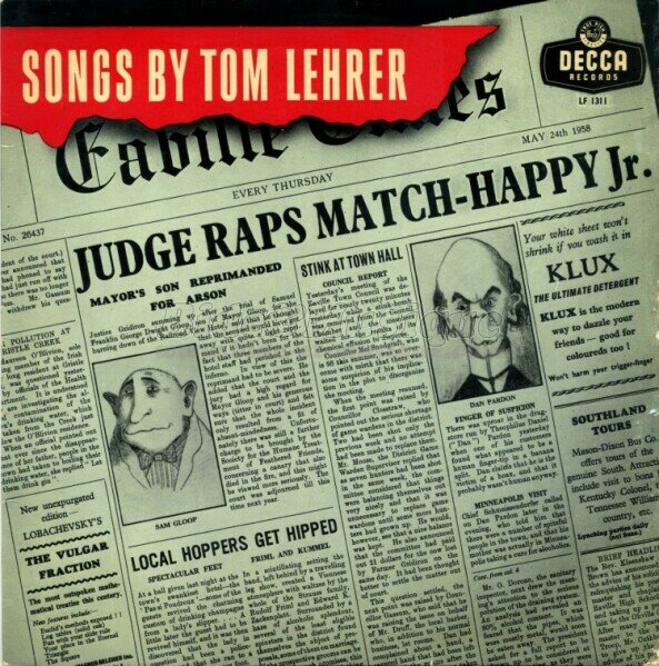 Tom Lehrer - The Irish ballad