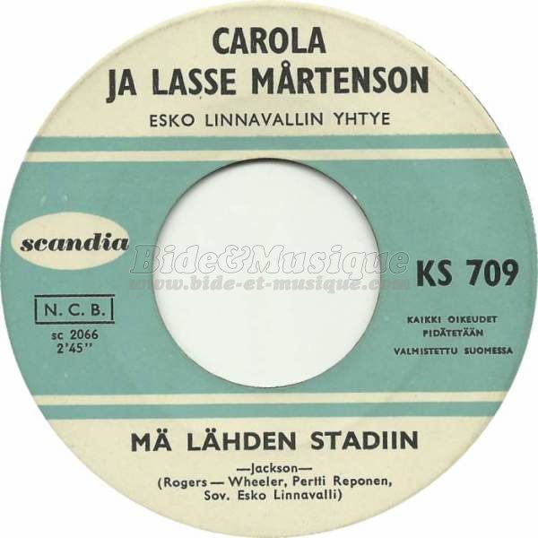 Carola Hggkvist, ja Lasse Mrtenso - Ma lahden