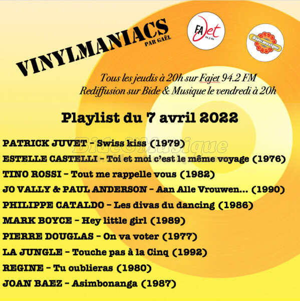 Vinylmaniacs - Emission n207 (7 avril 2022)