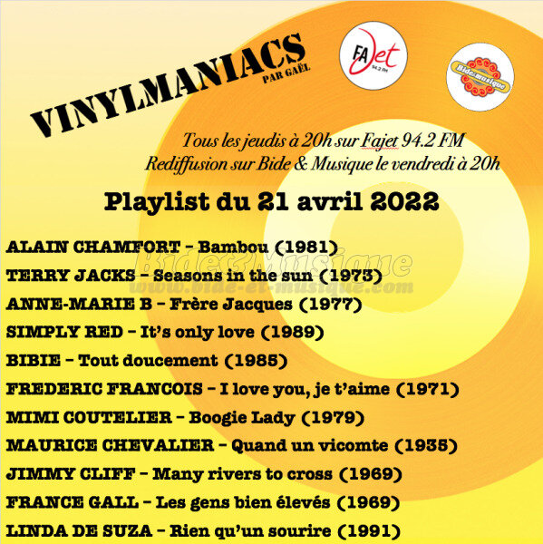 Vinylmaniacs - Emission n209 (21 avril 2022)