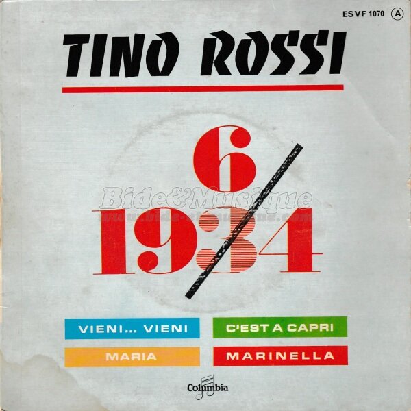 Tino Rossi - B&M chante votre prnom
