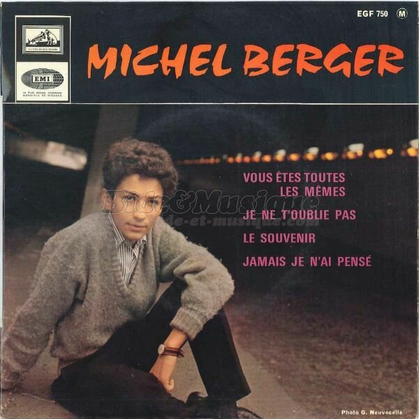 Michel Berger - Vous tes les mmes