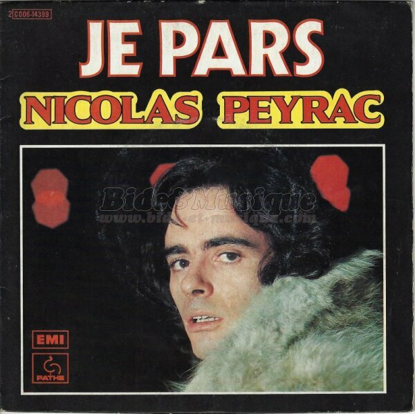 Nicolas Peyrac - Je pars (le vol de nuit s'en va)