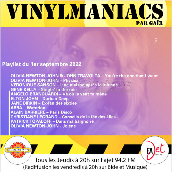 Vinylmaniacs - Emission n224 (1er septembre 2022)