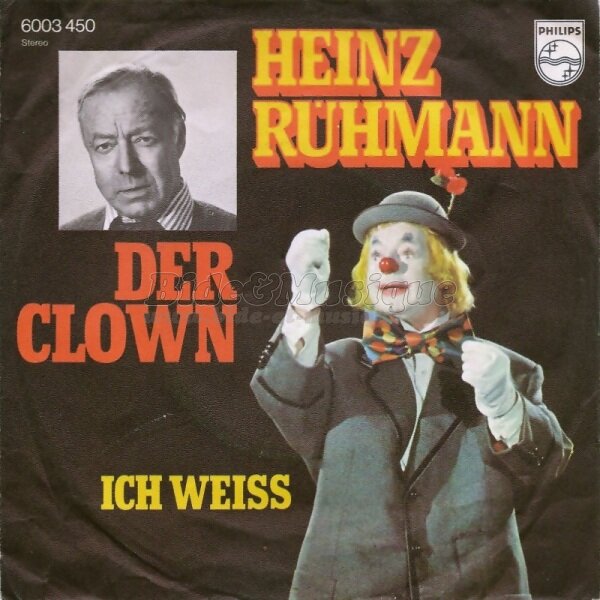 Heinz Rhmann - Spcial Allemagne (Flop und Musik)