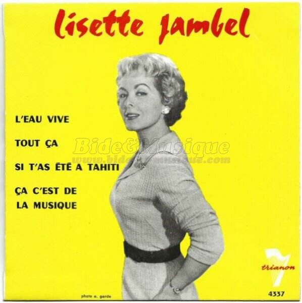 Lisette Jambel - Annes cinquante