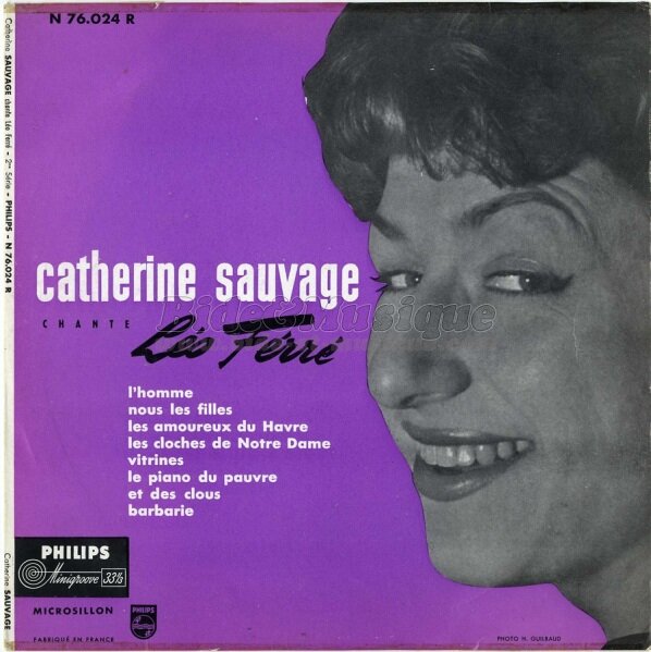 Catherine Sauvage - Le piano du pauvre