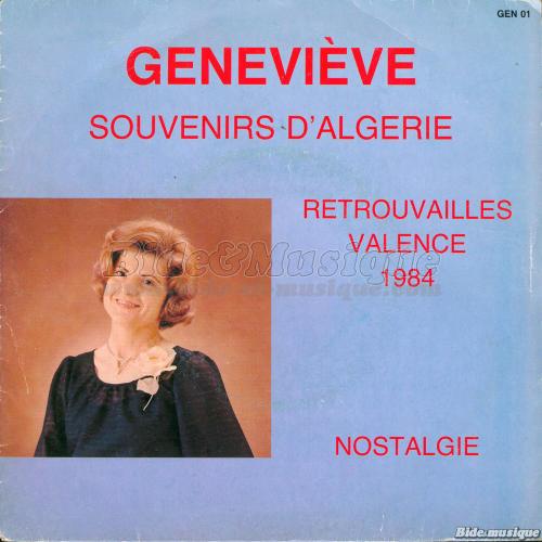 Geneviève - Souvenirs d'Algérie