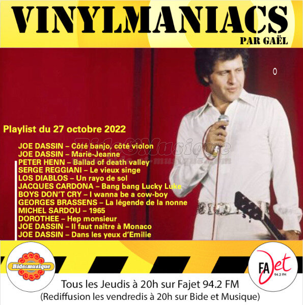 Vinylmaniacs - Emission n232 (27 octobre 2022)