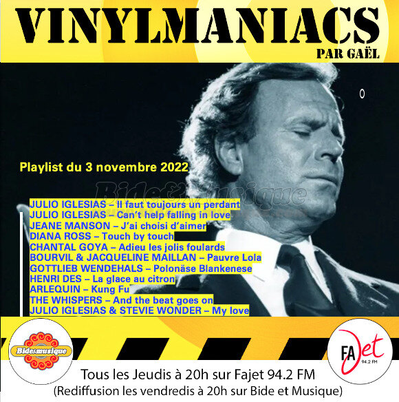 Vinylmaniacs - Emission n233 (3 novembre 2022)