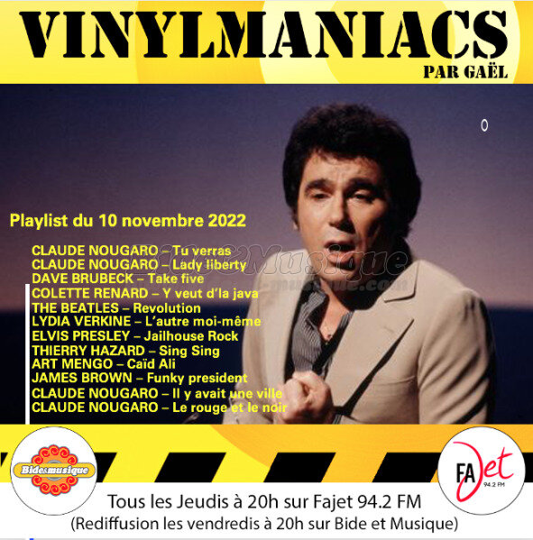 Vinylmaniacs - Emissions : Vinylmaniacs (rediffusion)