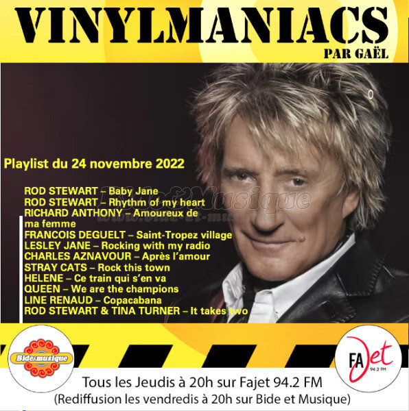 Vinylmaniacs - Emission n°236 (24 novembre 2022)
