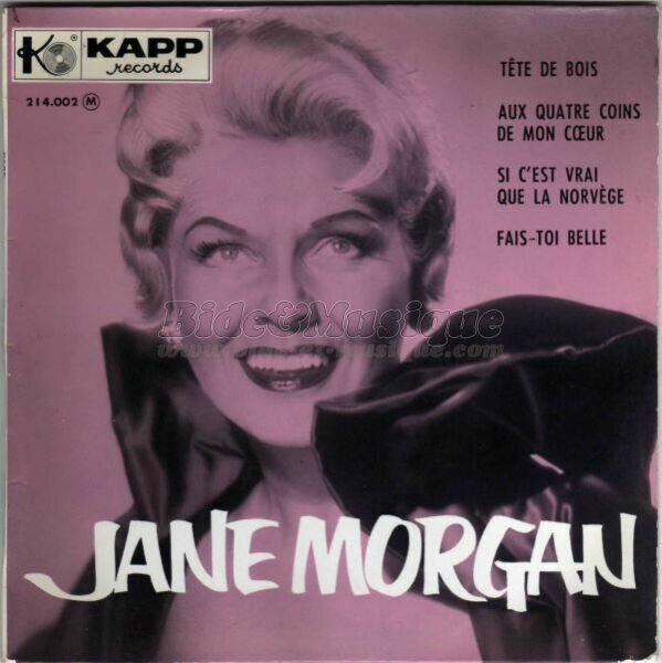 Jane Morgan - T�te de bois
