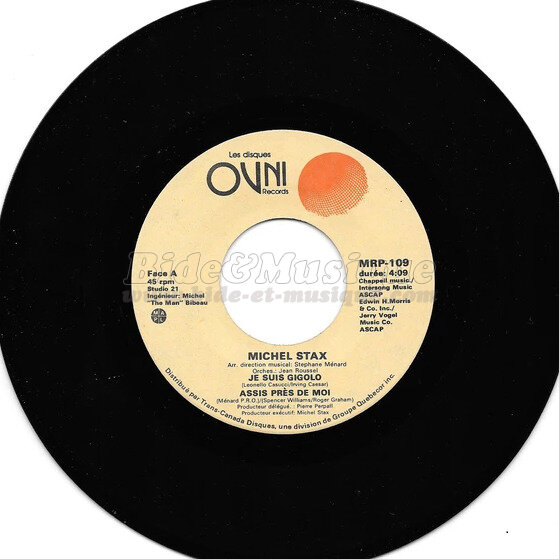 Michel Stax - Vive le Qu�bec Bide !