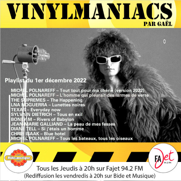 Vinylmaniacs - Emission n°237 (1er décembre 2022)