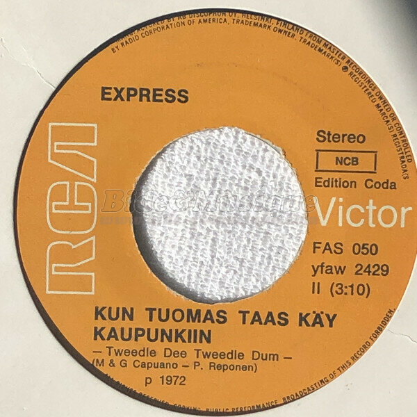 Express - Kun tuomas taas ky kaupunkiin