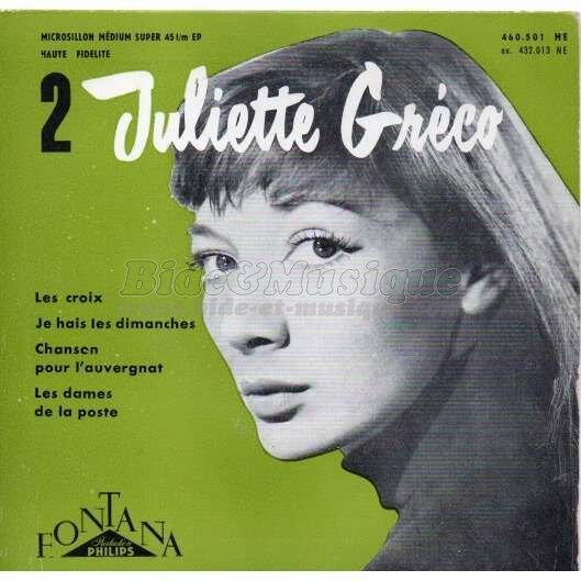 Juliette Gr�co - Je hais les dimanches