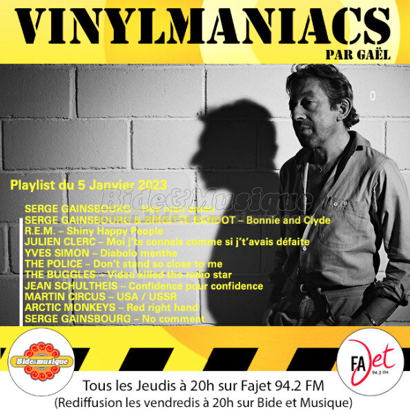 Vinylmaniacs - Emission n242 (5 janvier 2023)