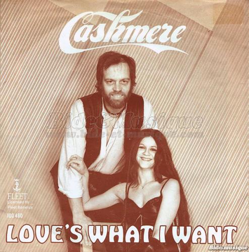 Cashmere - Love's what I want