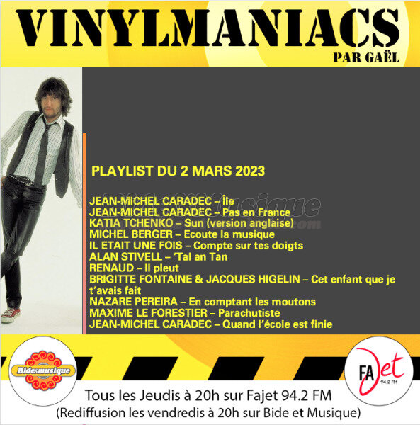 Vinylmaniacs - Emission n250 (2 mars 2023)