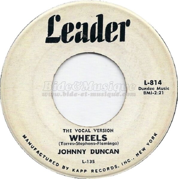 Johnny Duncan - Wheels