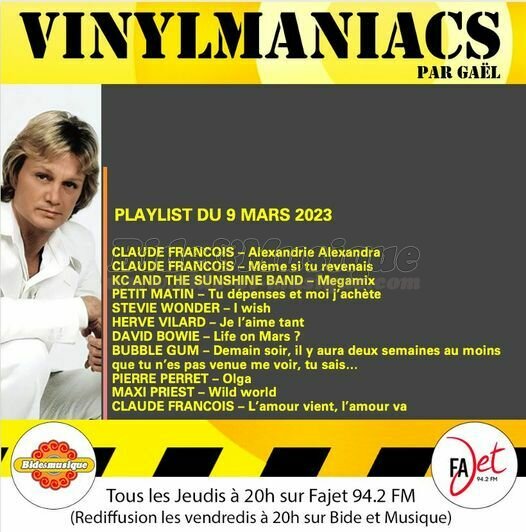 Vinylmaniacs - Emission n�251 (9 mars 2023)