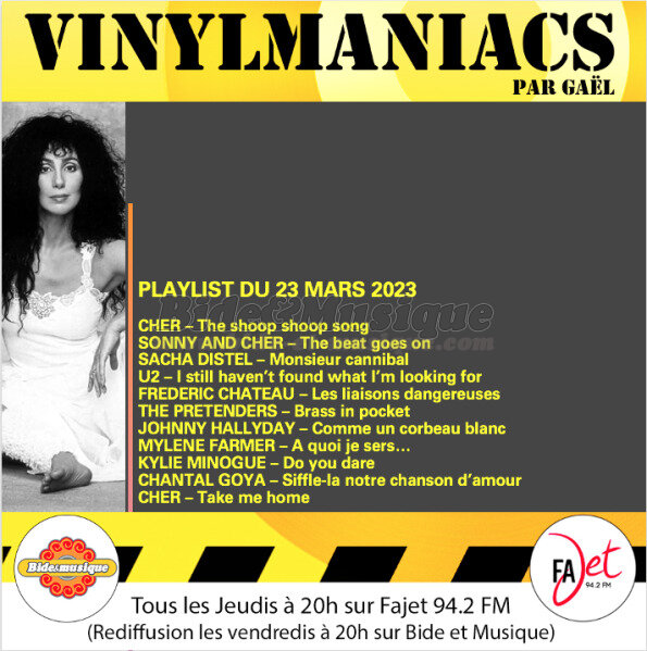 Vinylmaniacs - Emission n°253 (23 mars 2023)