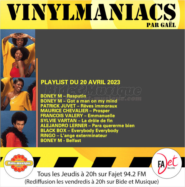 Vinylmaniacs - Emission n256 (20 avril 2023)