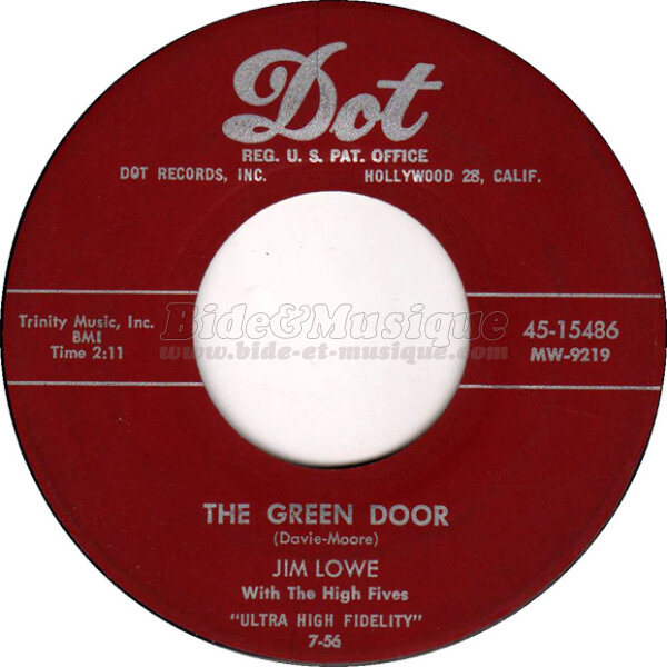 Jim Lowe - The green door