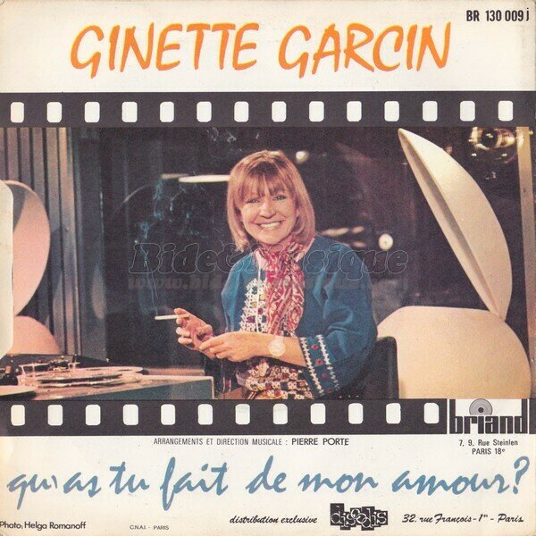 Ginette Garcin - Qu'as-tu fait de mon amour