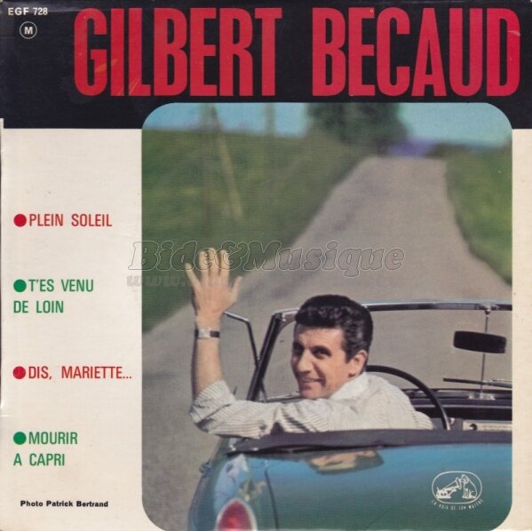 Gilbert Becaud - bides de l't, Les