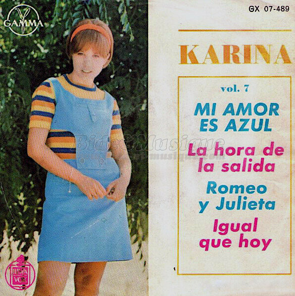 Karina - Mi amor es azul
