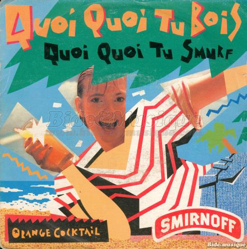 Orange Cocktail - Quoi quoi tu bois, quoi quoi tu smurf