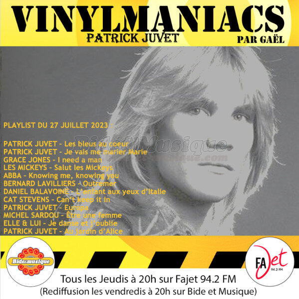 Vinylmaniacs - Emission n270 (27 juillet 2023)